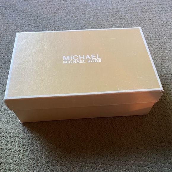 MICHAEL KORS worn once in box! Black suede loafer wedges. Sz 8.5. - Picture 9 of 10